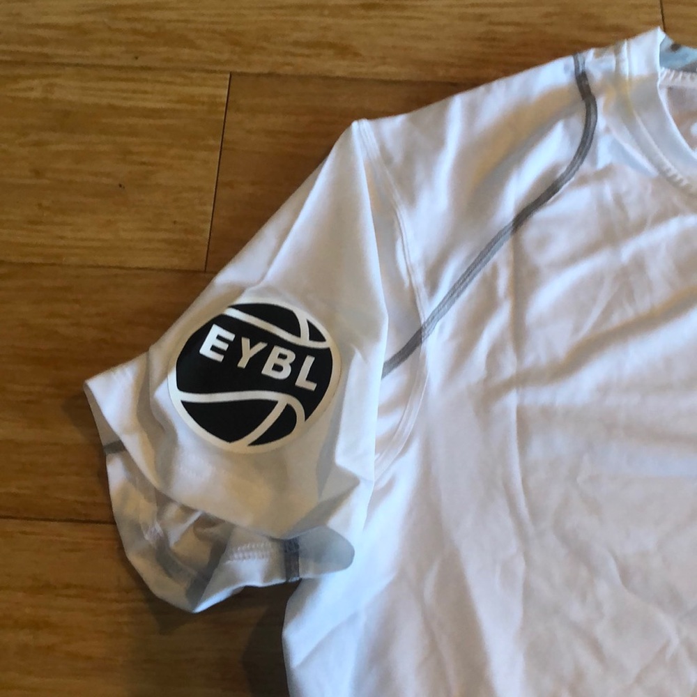 NWT EYBL WHITE DRI FIT SHIRT. NO LOW OFFERS - Picture 2 of 7